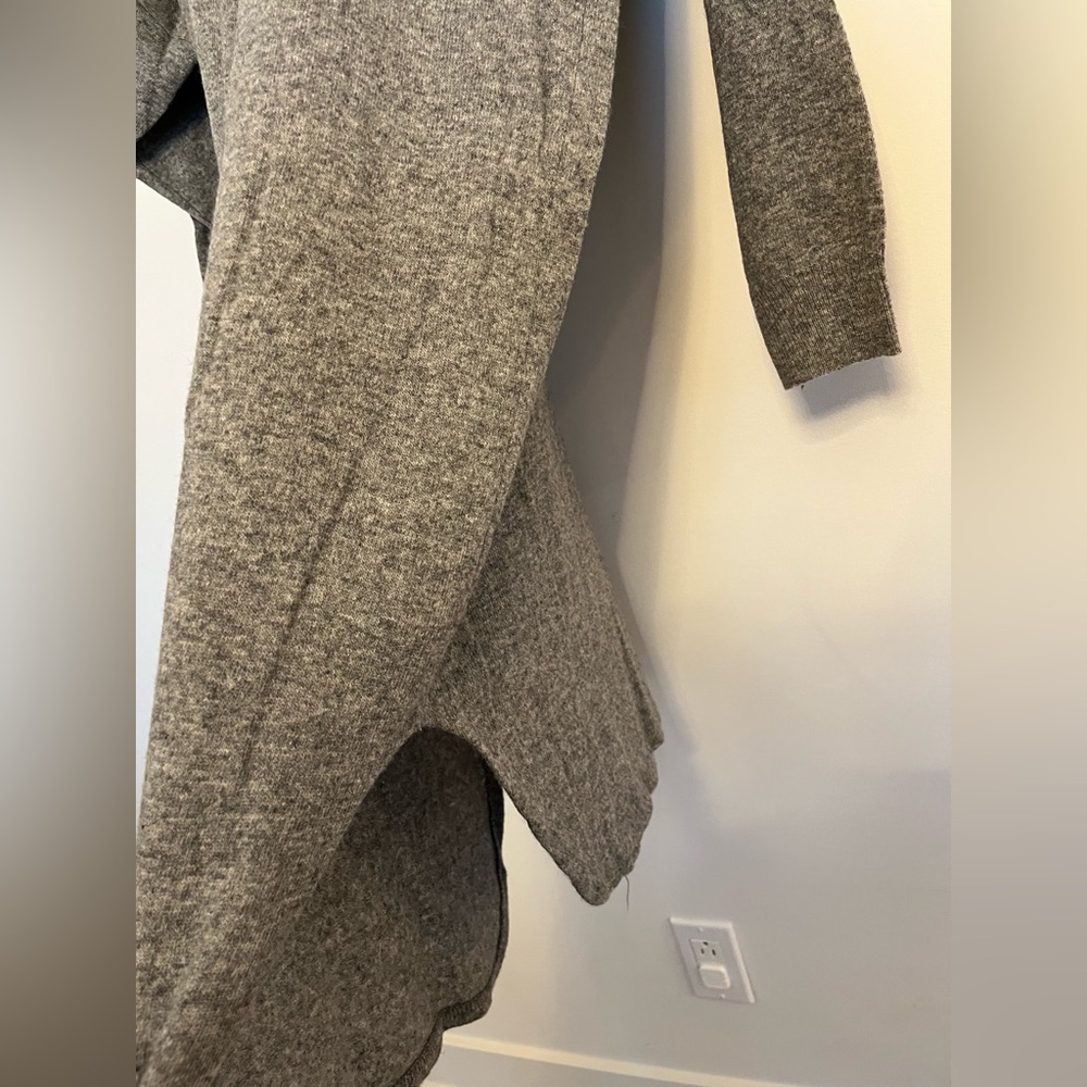Vintage Jump Eve Roth lambswool Gray Turtleneck Sweater dress size large - Picture 6 of 9